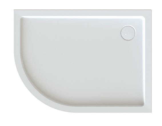 Sanplast Free Line brodzik półokrągły asymetryczny BP-P-FREE 80x120x5cm