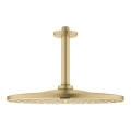 GROHE Rainshower Mono prysznic górny 310mm z ramieniem sufitowym, złoty szczotkowany - brushed cool sunrise 26560GN0
