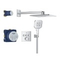GROHE Grohtherm SmartControl Cube zestaw prysznicowy podtynkowy z termostatem, chrom 34864000