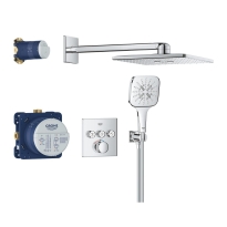 GROHE Grohtherm SmartControl Cube zestaw prysznicowy podtynkowy z termostatem, chrom 34864000