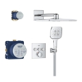 GROHE Grohtherm SmartControl Cube zestaw prysznicowy podtynkowy z termostatem, chrom 34864000