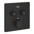Grohe Grohtherm SmartControl Cube bateria termostatyczna do obsługii 2 wyjść, element zewnętrzny, phantom black 102166KF00