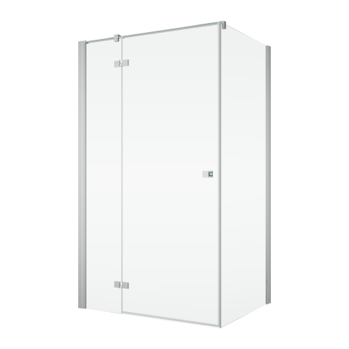 Ronal Annea kabina prostokątna 120x90cm lewa, drzwi skrzydłowe, profil srebrny, szkło bezbarwne AN13G1200ANT109005007