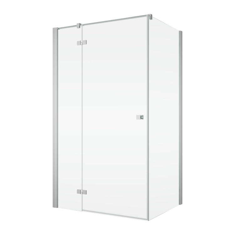 Ronal Annea kabina prostokątna 120x90cm lewa, drzwi skrzydłowe, profil srebrny, szkło bezbarwne AN13G1200ANT109005007