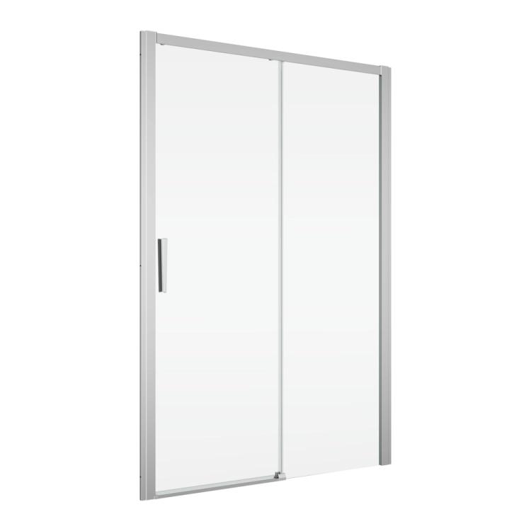 Ronal Divera drzwi prysznicowe przesuwne 100cm(96-102cm), srebrny połysk, szkło bezbarwne D22S2B1005007