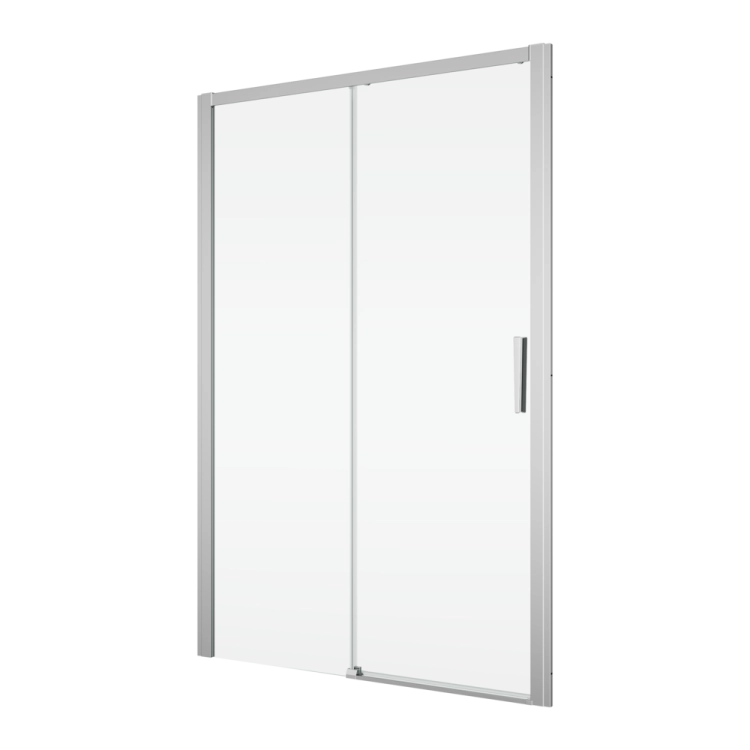Ronal Divera drzwi prysznicowe przesuwne 120cm(116-122cm), srebrny połysk, szkło bezbarwne D22S2B1205007
