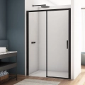 Ronal Divera drzwi prysznicowe przesuwne 100cm(96-102cm), czarny mat, szkło bezbarwne D22S2B1000607