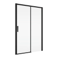 Ronal Divera drzwi prysznicowe przesuwne 100cm(96-102cm), czarny mat, szkło bezbarwne D22S2B1000607