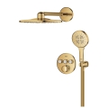 GROHE Grohtherm SmartControl zestaw prysznicowy podtynkowy z termostatem, złoty błyszczący - cool sunrise 34863GL0