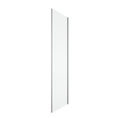 Ronal Divera ścianka boczna 90° 120cm, srebrny połysk, szkło bezbarwne D22F11205007