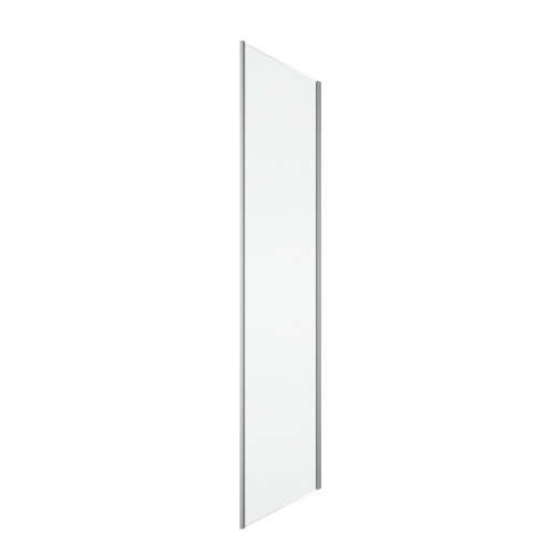 Ronal Divera ścianka boczna 90° 120cm, srebrny połysk, szkło bezbarwne D22F11205007