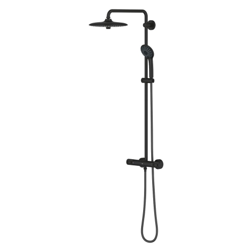 Grohe Euphoria 260 System komplet prysznicowy z termostatem do montażu ściennego, phantom black 27615KF2