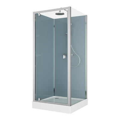Ronal Modul 1200 kabina czterościenna kwadratowa 90x90cm, wariant 4, wersja montażu: narożnik 29094P12.40.07