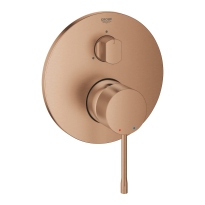 GROHE Essence podtynkowa 3-drożna, element zewnętrzny, miedziany szczotkowany - brushed warm sunset 24092DL1