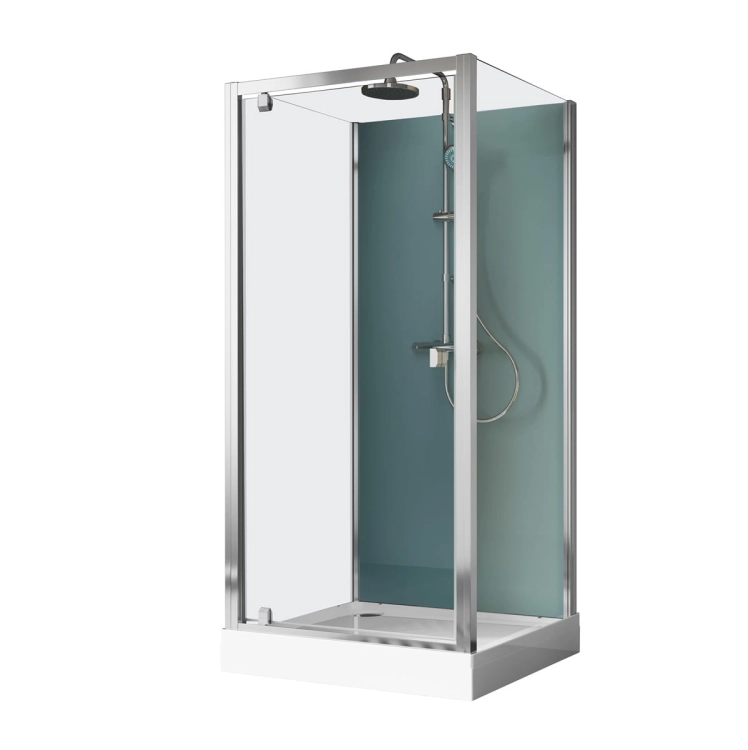 Ronal Modul 1200 kabina czterościenna kwadratowa 90x90cm, wariant 4, wersja montażu: przyścienny 29094P11.40.07