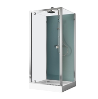 Ronal Modul 1200 kabina czterościenna kwadratowa 80x80cm, wariant 4, wersja montażu: przyścienny 28084P11.40.07