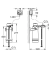 GROHE Blue zestaw startowy z filtrem S, 40438001