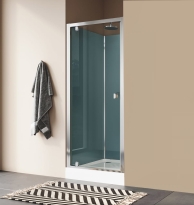 Ronal Modul 1200 kabina czterościenna kwadratowa 80x80cm, wariant 4, wersja montażu: wnęka 28084P13.40.07