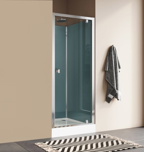 Ronal Modul 1200 kabina czterościenna kwadratowa 80x80cm, wariant 4, wersja montażu: wnęka 28084P13.40.07