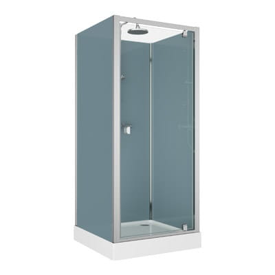 Ronal Modul 1200 kabina czterościenna kwadratowa 80x80cm, wariant 4, wersja montażu: wnęka 28084P13.40.07