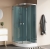Ronal Modul 1200 kabina czterościenna półokrągła 90x90cm, wariant 4, wersja montażu: narożnik 29094RS2.40.07