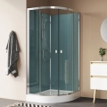 Ronal Modul 1200 kabina czterościenna półokrągła 90x90cm, wariant 3, wersja montażu: narożnik 29093RS2.40.07