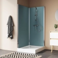 Ronal Modul 1200 kabina czterościenna półokrągła 90x90cm, wariant 3, wersja montażu: narożnik 29093RS2.40.07