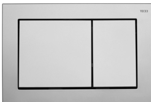 TECEBase spłukujący do WC, chrom matowy 9240702