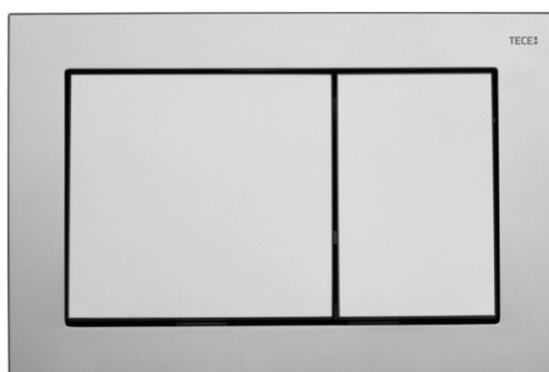 TECEBase spłukujący do WC, chrom matowy 9240702