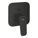 GROHE Cubeo jednouchwytowa bateria do obsługi dwóch wyjść, element zewnetrzny, matte black 1017782430