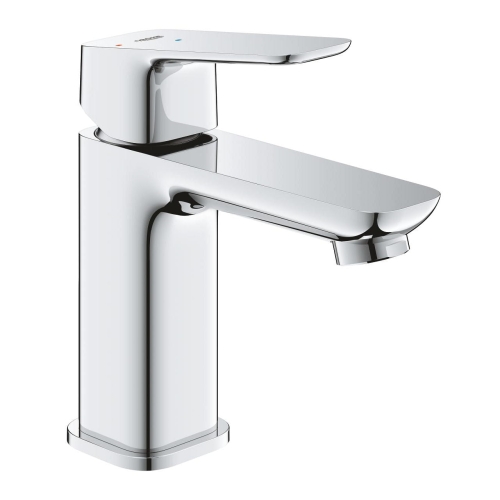 GROHE Cubeo jednouchwytowa bateria umywalkowa rozmiar S, Energy Saving, korek klik-klak, chrom 1017320000