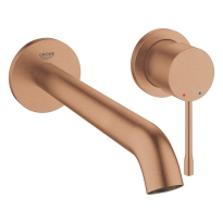 GROHE Essence New L-size bateria umywalkowa podtynkowa element zewnętrzny 230 mm, miedziany szczotkowany - brushed warm sunset 29193DL1