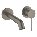 Grohe Essence New M-size bateria umywalkowa podtynkowa element zewnętrzny brushed hard graphite 29192AL1