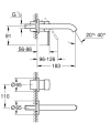 Grohe Essence New M-size bateria umywalkowa podtynkowa element zewnętrzny brushed hard graphite 29192AL1