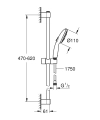 GROHE Tempesta 110 zestaw natryskowy przesuwny 3 strumienie, chrom 27794003