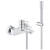 GROHE Lineare bateria wannowa ścienna, z natryskiem chrom, 33850001