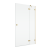 Ronal Annea drzwi prysznicowe 100cm(99,5x100,5cm) prawe, drzwi skrzydłowe, złoty szczotkowany, szkło bezbarwne AN13WD10001307 - drzwi do ścianki