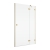 Ronal Annea drzwi prysznicowe 90cm(89,5x90,5cm) prawe, drzwi skrzydłowe, złoty szczotkowany, szkło bezbarwne AN13WD09001307 - drzwi do wnęki