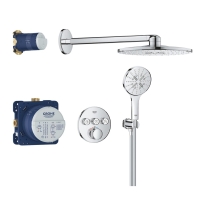 GROHE Grohtherm SmartControl podtynkowy zestaw prysznicowy z deszczownicą SmartActive 310, chrom 34863000
