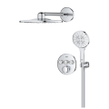 GROHE Grohtherm SmartControl podtynkowy zestaw prysznicowy z deszczownicą SmartActive 310, chrom 34863000