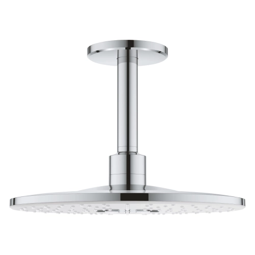 GROHE Rainshower SmartActive 310 deszczownica z przepustem stropowym 142 mm, 2 strumienie, chrom/moon white 26477LS0