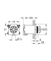 GROHE Rainshower Aqua prysznic boczny, grafit szczotkowany - brushed hard graphite 26802AL0