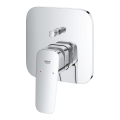 GROHE Cubeo jednouchwytowa bateria do obsługi dwóch wyjść, element zewnętrzny, chrom 1017780000