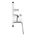GROHE Cubeo jednouchwytowa bateria do obsługi dwóch wyjść, element zewnętrzny, chrom 1017780000