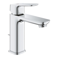 GROHE Cubeo jednouchwytowa bateria umywalkowa rozmiar M, korek z cięgnem, chrom 1017490000