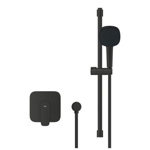 GROHE Cubeo zestaw prysznicowy podtynkowy, bez elementu podtynkowego, matte black 1053352430