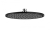 KLUDI A-QA deszczownica okrągła 250mm, czarny mat-chrom 6432587-00