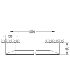 Grohe Selection Cube uchwyt do wanny/ wieszak na ręcznik 40807000