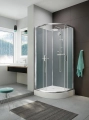 Sanplast Classic II kabina czterościenna półokrągła 90x90 cm KCKP4/CLIIa-90 602-011-0331-01-4S1 drzwi rozsuwane