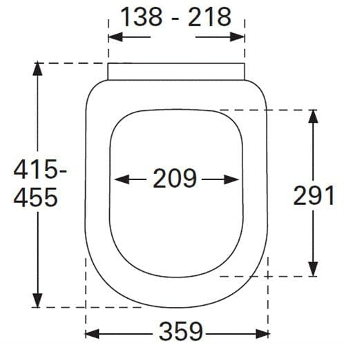VILLEROY&BOCH Subway deska sedesowa wolnoopadającą 9M55S101